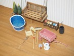 ブランコ・木製お庭セット（欠け・補修あり） 画像14