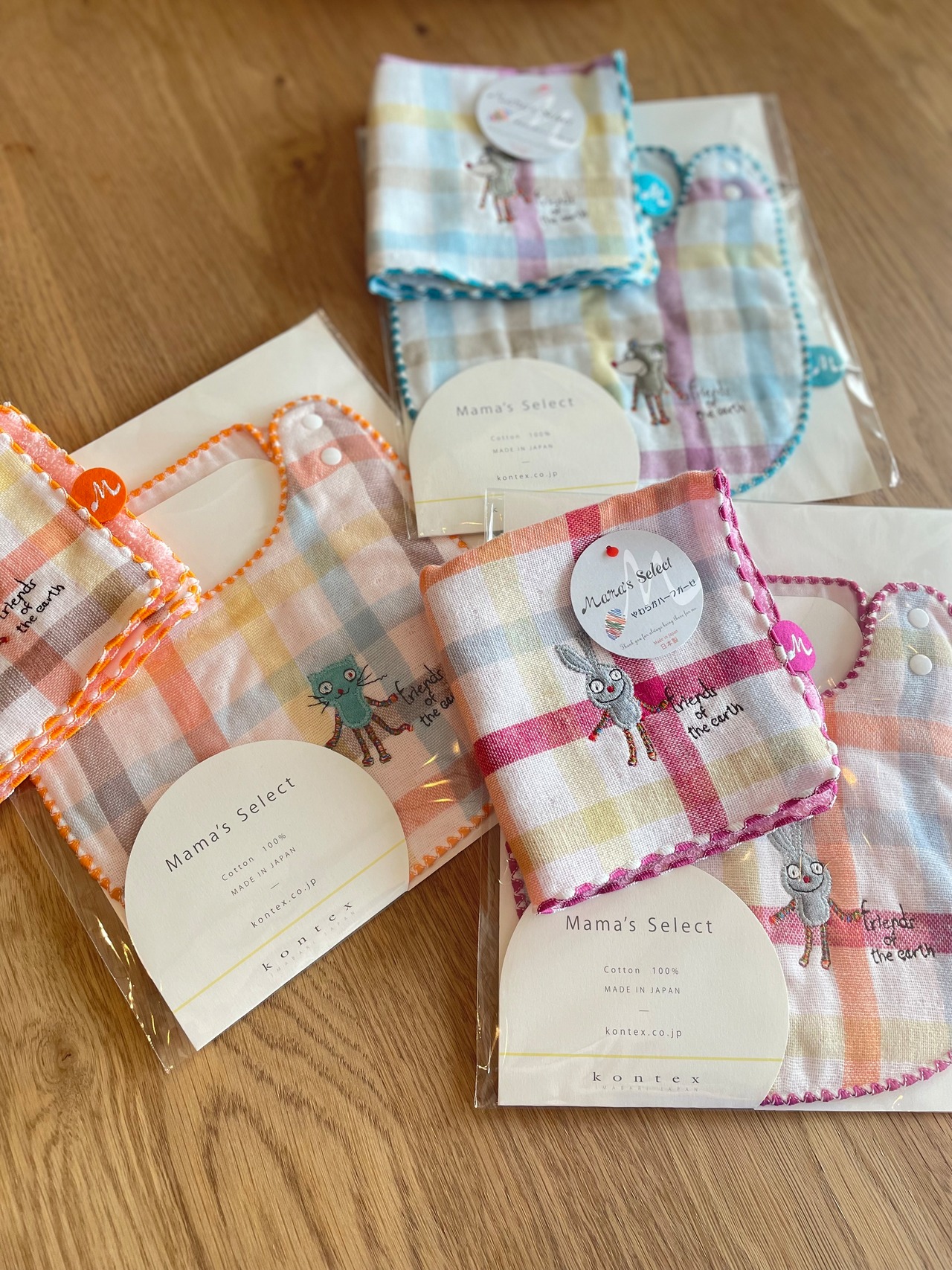kontex DUO デュオ ハンカチ ベビー ギフト