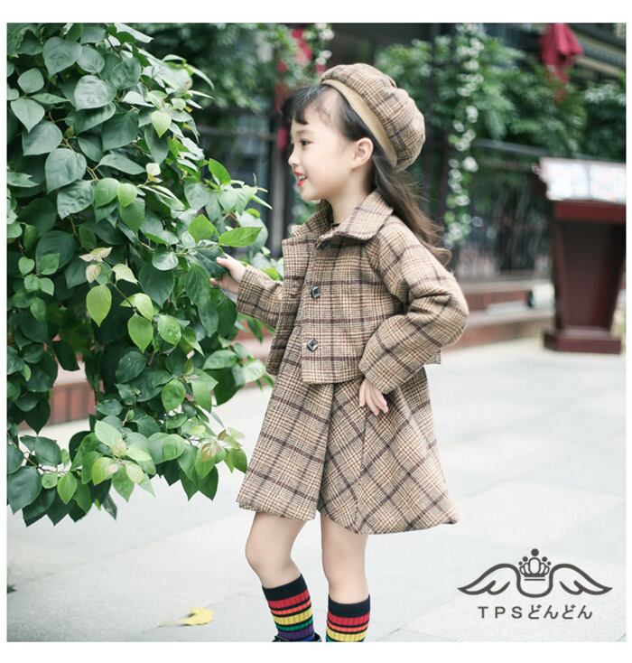 メゾピアノチェック スーツ 3点セット120 入学式