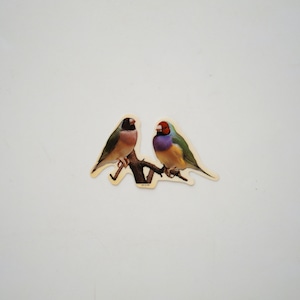 Vintage Sticker / Birds