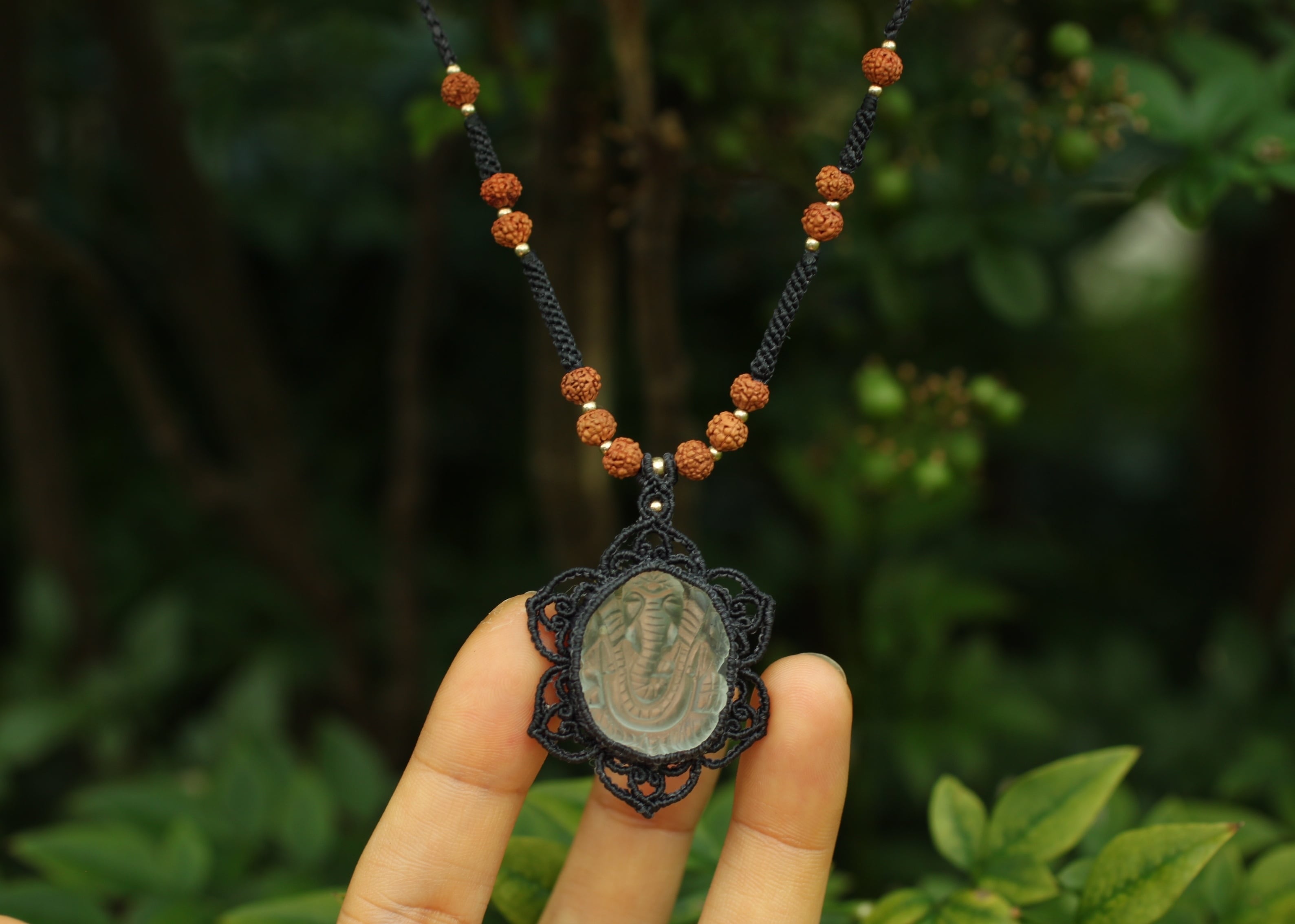 ガネーシャ曼荼羅 ガネーシャ 曼荼羅 ペンダントトップ | Himalayan Organic
