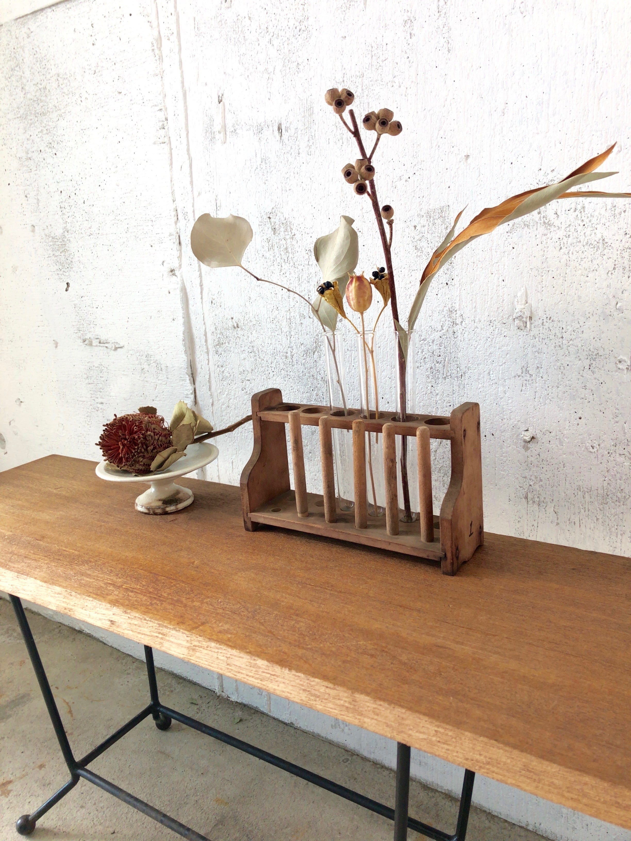 レトロな試験管立て［古道具］ | giraffes craft