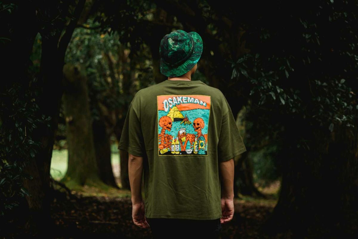 HILLS FIELD Tシャツ　XL HILLS FIELD お酒マンTシャツ ビッグアウトドアTシャツ | Camp Shop