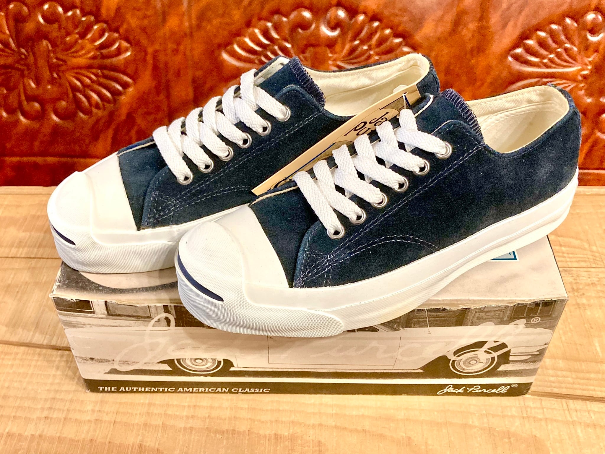 CONVERSE（コンバース）JUCK PURCELL SUEDE（ジャックパーセル スエード）ネイビー 4 23cm 235 | freestars  powered by BASE