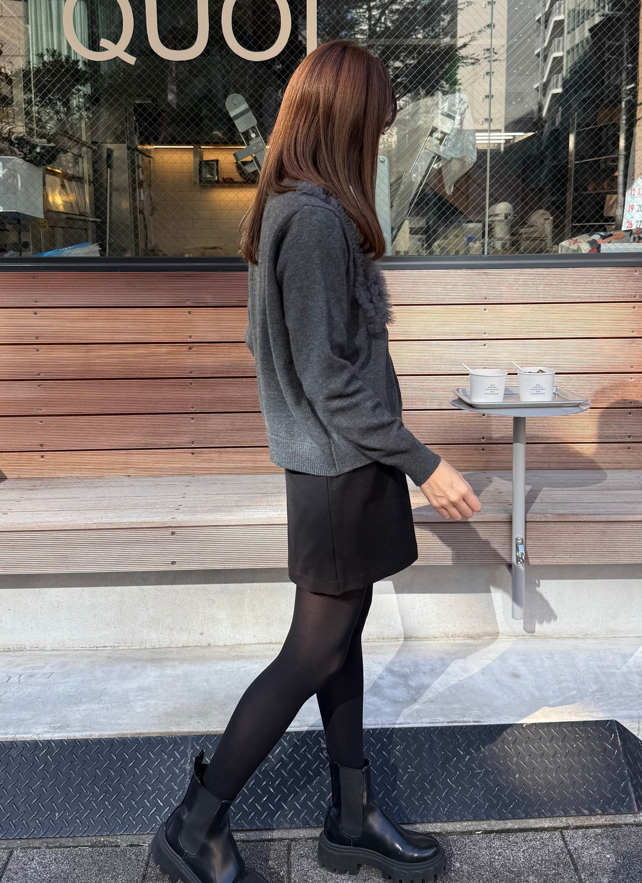 チュールフリルカーディガン［60006］