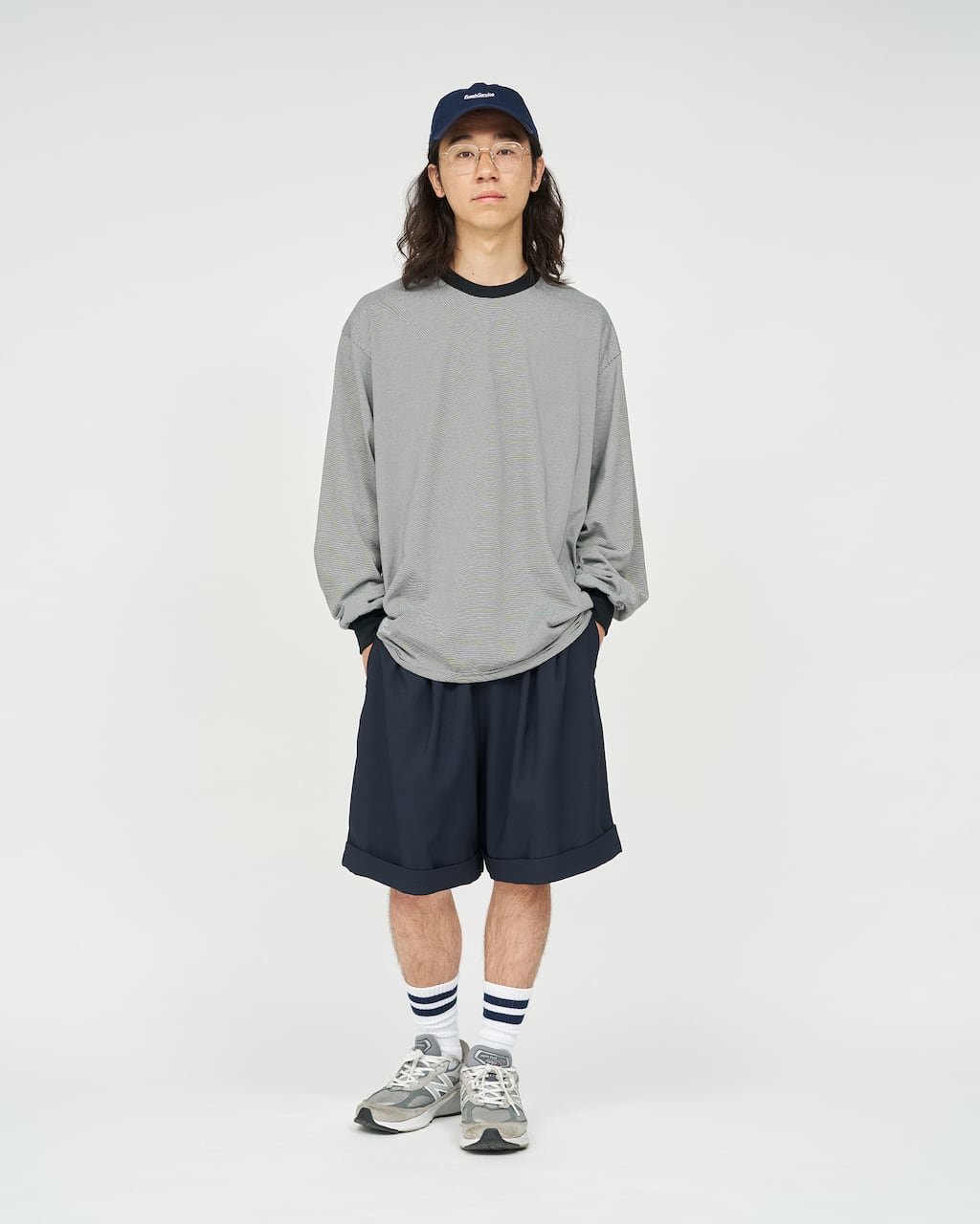 FreshService MICRO BORDER L/S TEE | HUMAN and THINGS