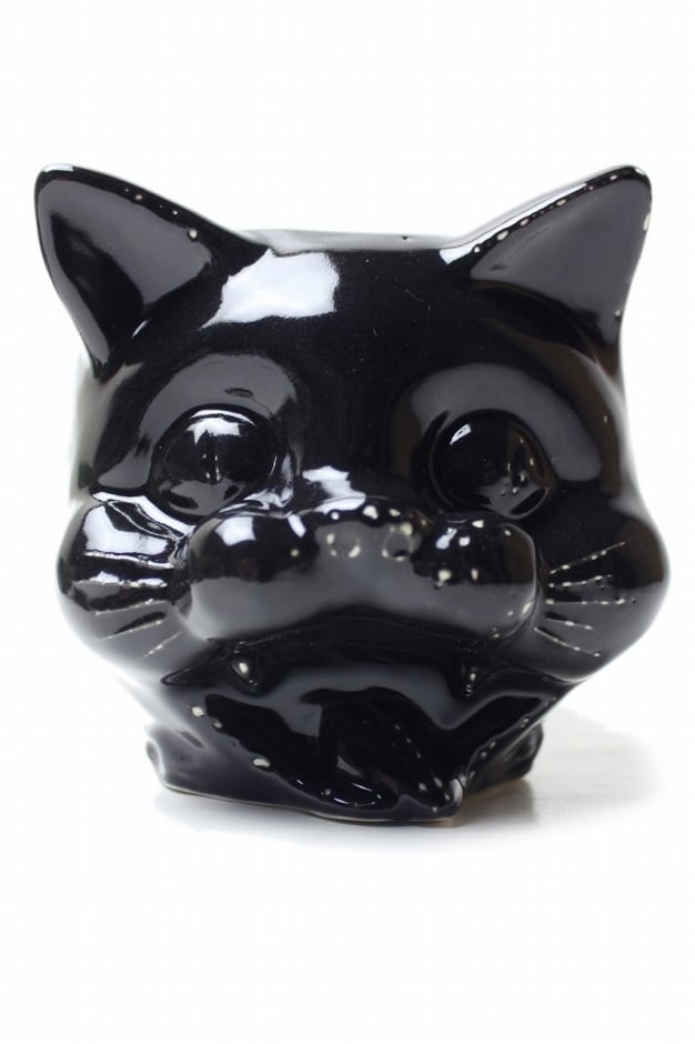 ② PUTUMAYO プトマヨ　タンクトップ　猫　キャット　ブラック　黒 Amazon.co.jp: [リサ・ラーソン]キャット マイ ブラック（マット） Cat