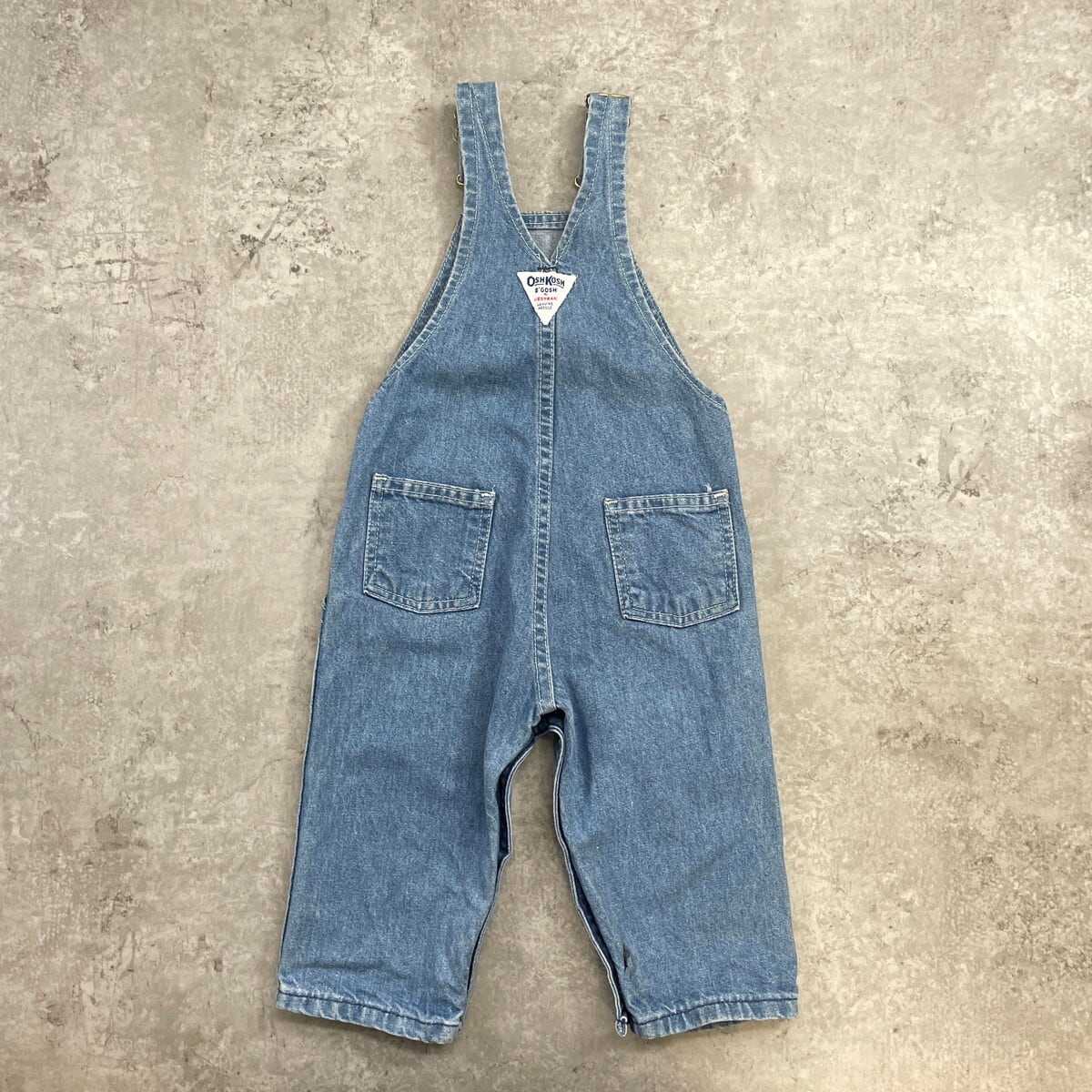 kids】90年代 USA製 OSHKOSH オシュコシュ デニム オーバーオール