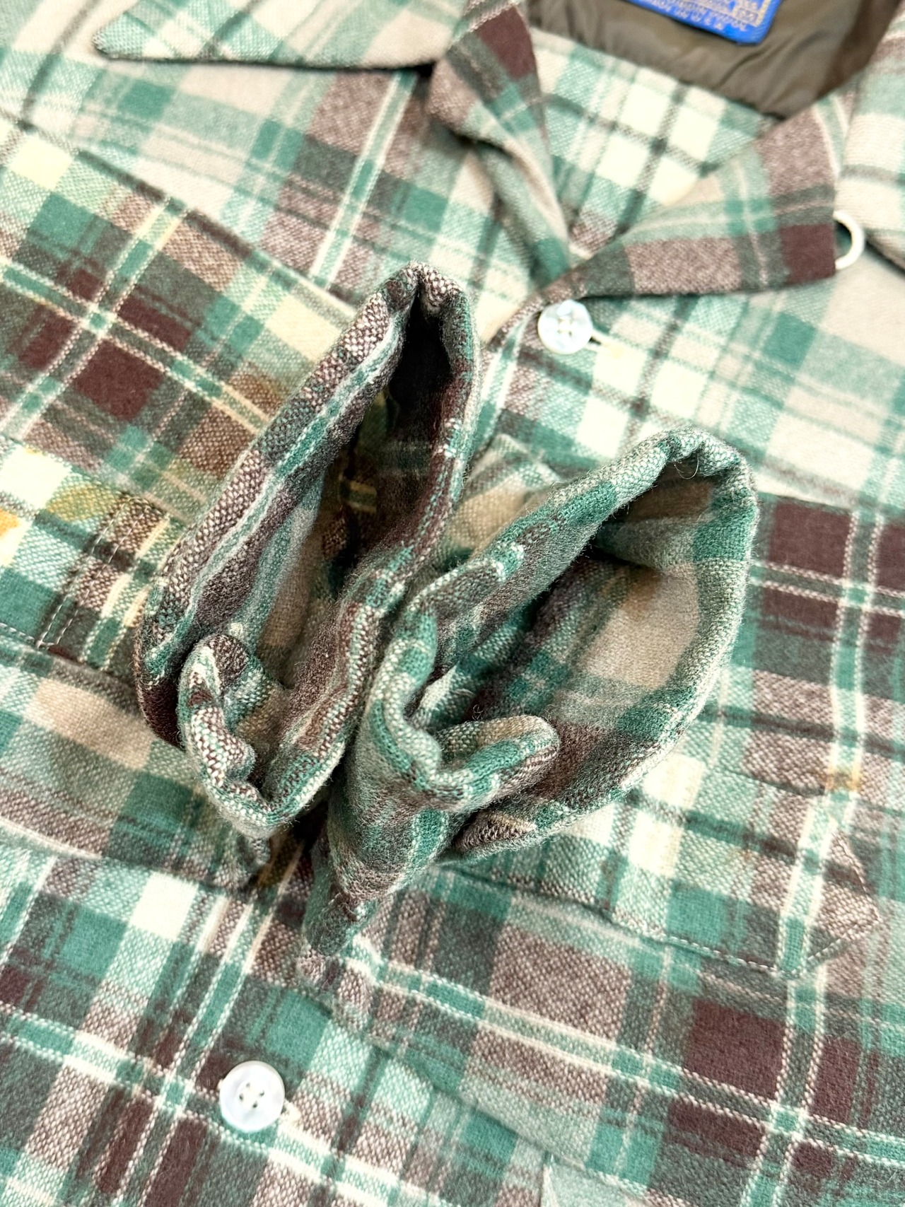 70s PENDLETON WOOL SHIRT MADE IN USA Size M