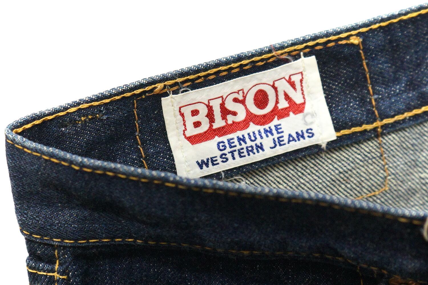 1569B BISON 9CG8 0517 W29 フレア ブーツカット 昭和レトロ ヴィンテージ ジーンズ ジーパン デニムパンツ 古着 |  ANTIQUE JOHN アンティーク ジョン powered by BASE