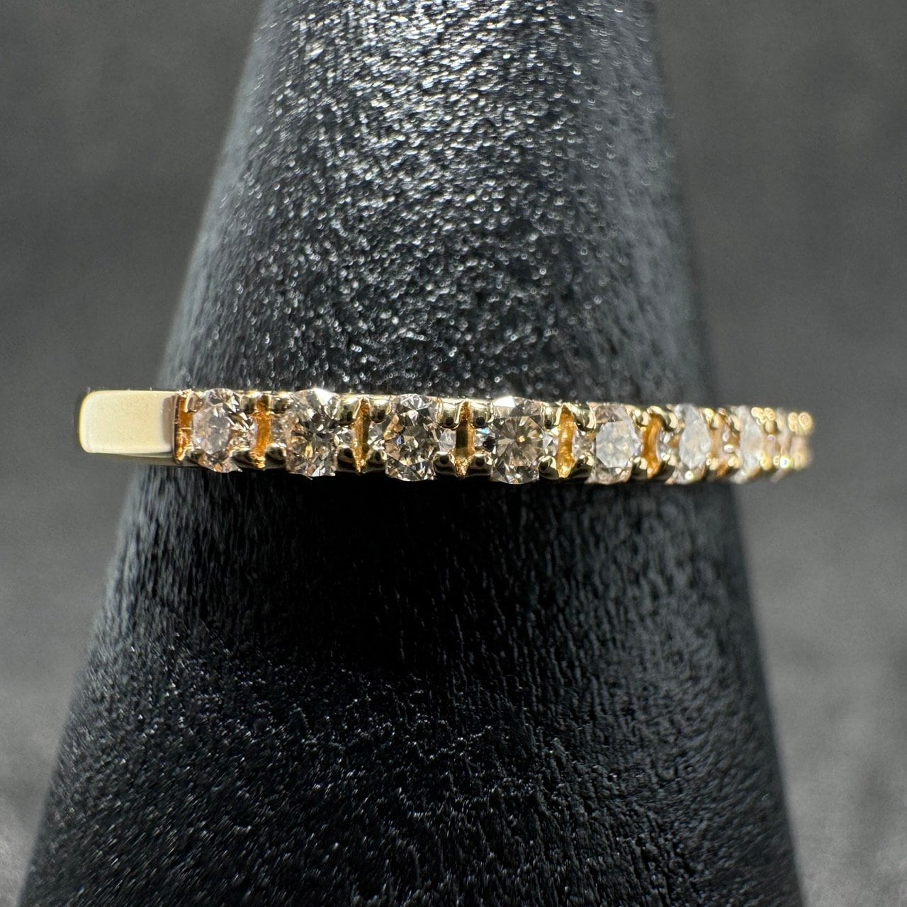 736】 K18YG Ｄ 2.06.ct 3連 フルエタニティ 鑑別 13.5号 736】 K18YG D 2.06.ct 3連 フルエタニティ 鑑別 13.5号