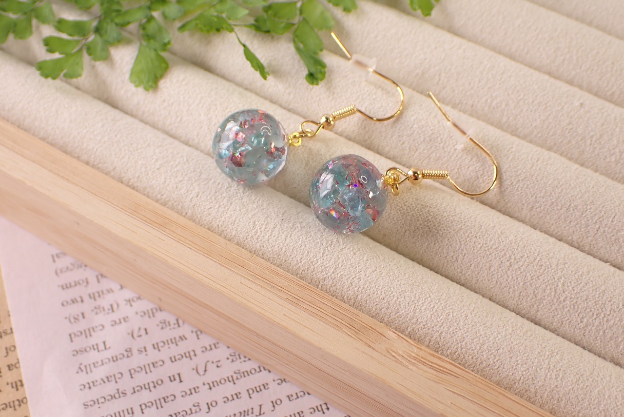 【定期便利用者様限定】アパタイトレジンピアス　 [D11‐140]