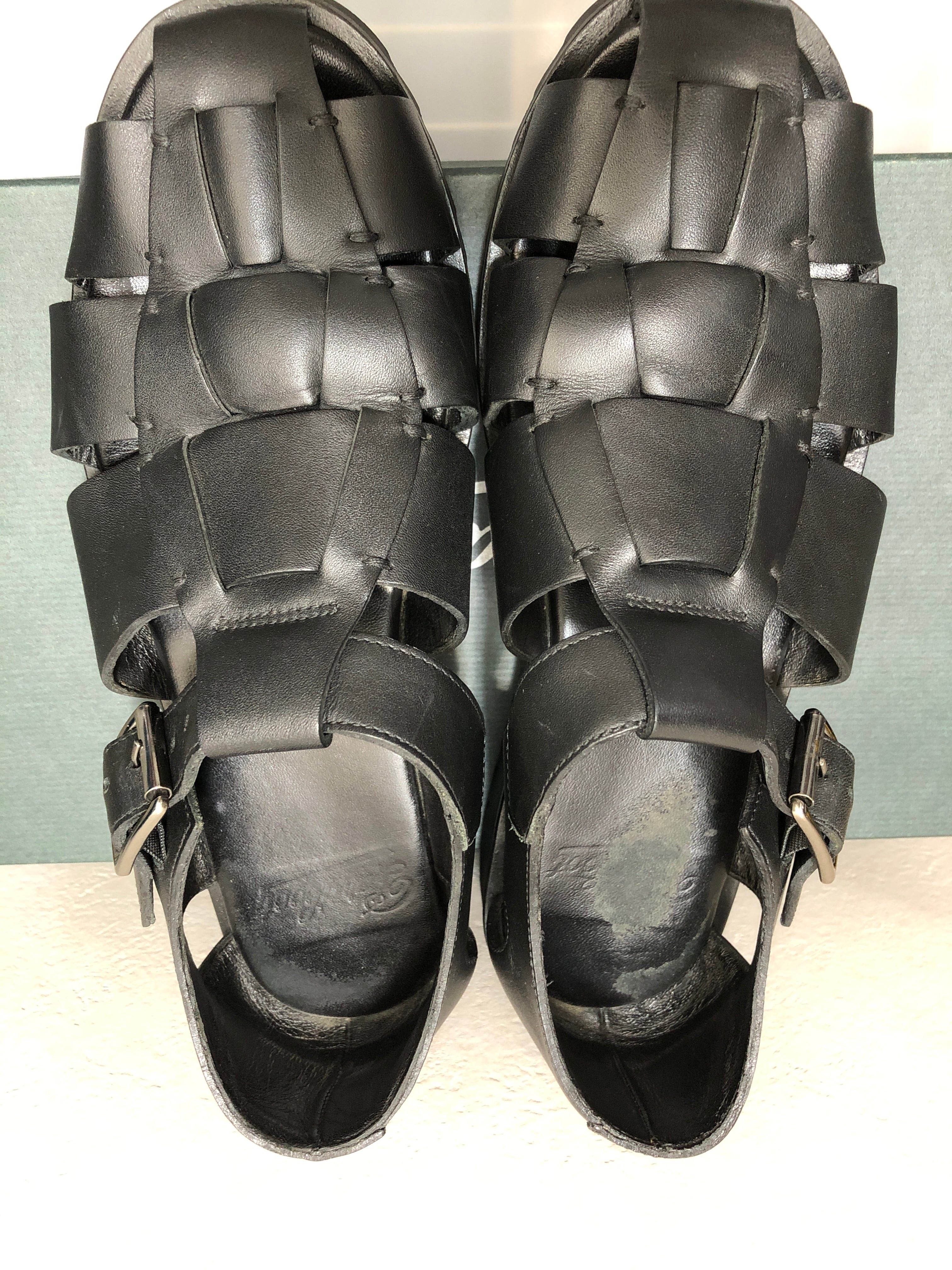 210908 paraboot PACIFIC SPORT 123312 レザー サンダル 40 25cm 