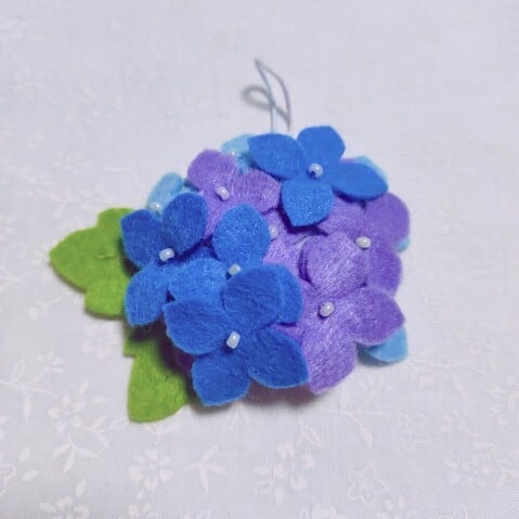 満開の紫陽花 | フェルト工房moco