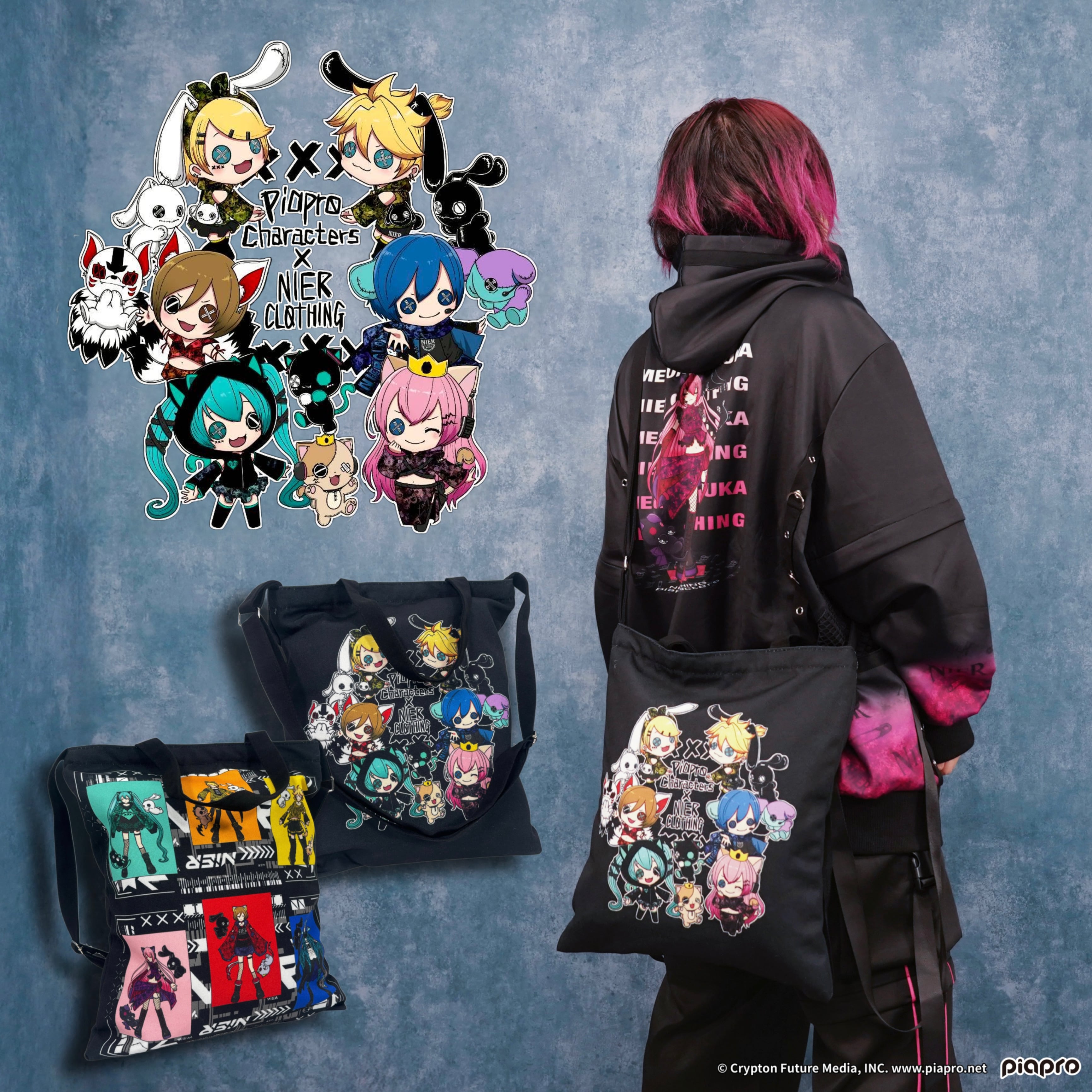 COLLABORATION TOTE BAG【PIAPRO CHARACTERS × NIER CLOTHING】 | NIER