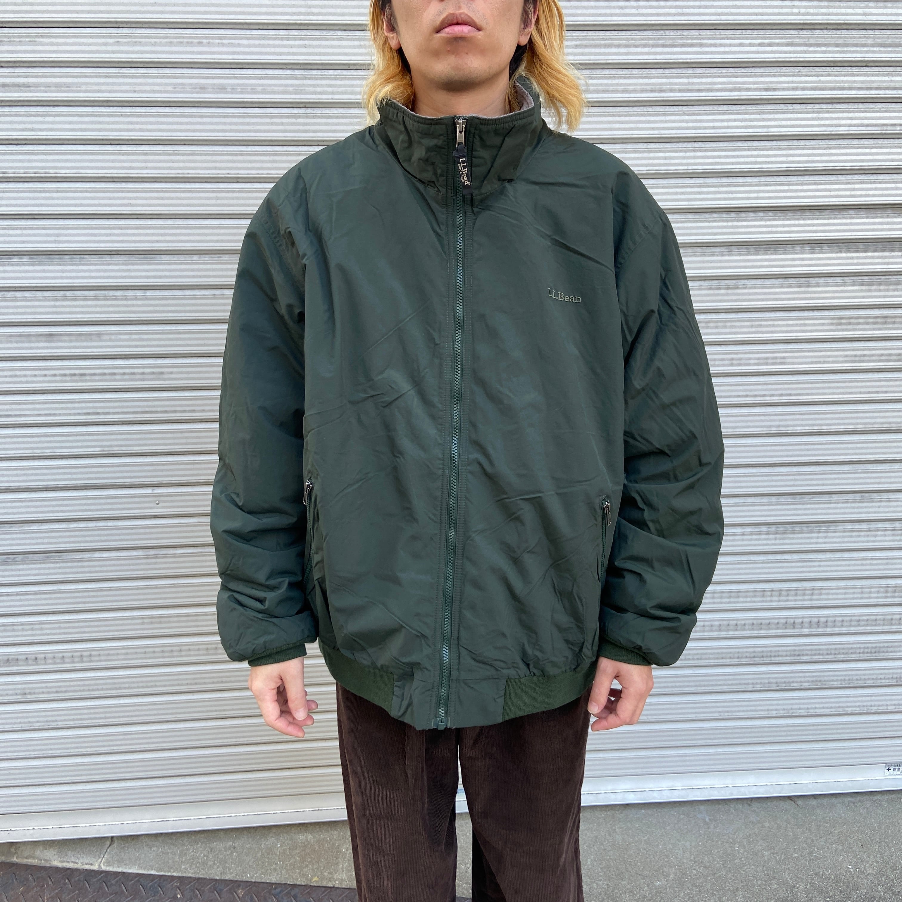 送料無料』90s LLBean エルエルビーン ウォームアップジャケット 裏