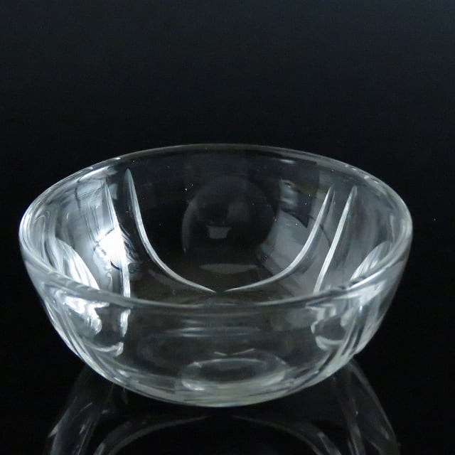 時代 カットガラス 向付 小鉢 1客 明治～大正期(1910年)頃 dby10202-R