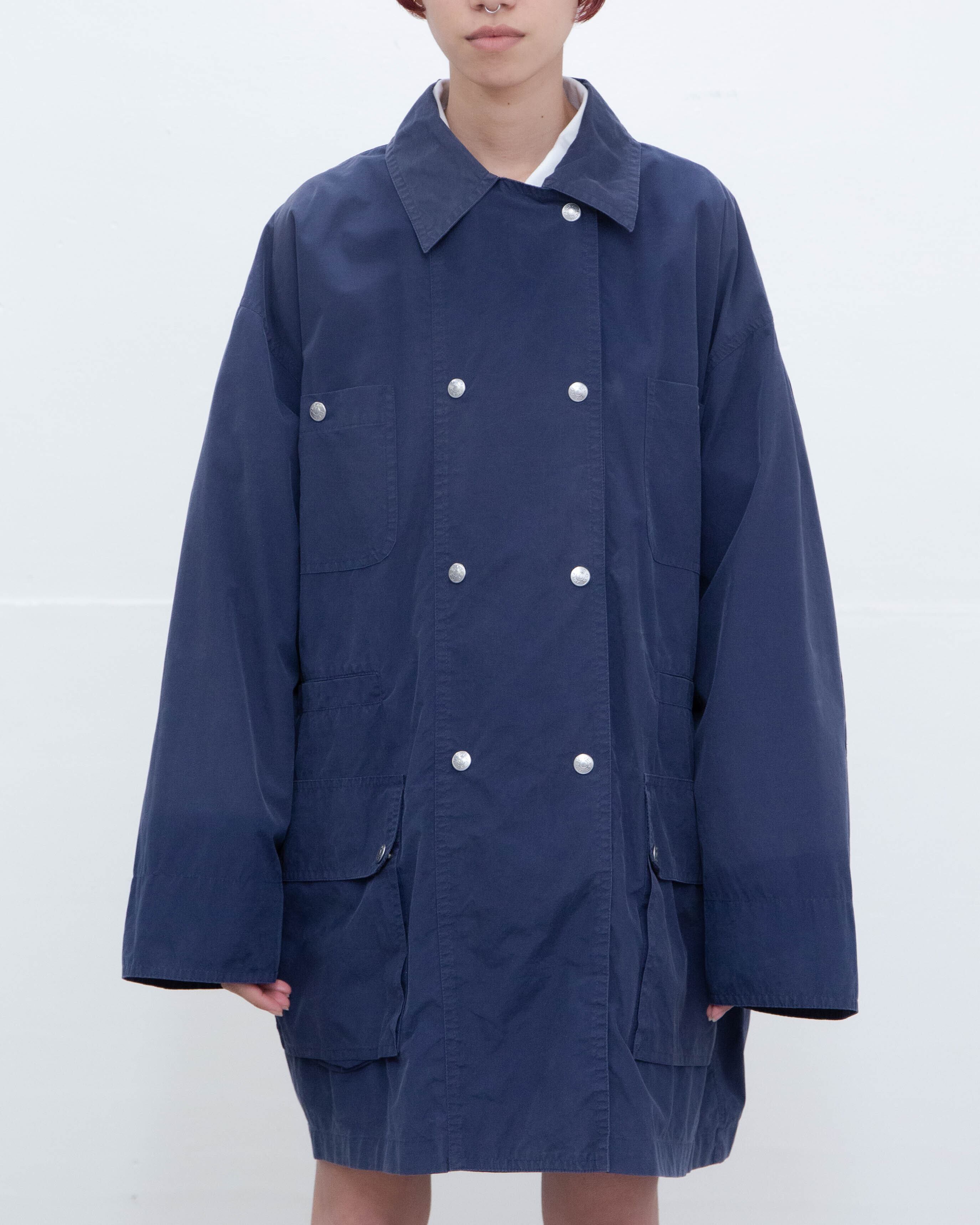1990s Euro vintage - multi pockets wide coat | LUIK FINN