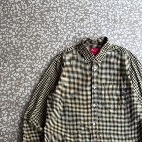 Supreme / 10's check BD shirt size M