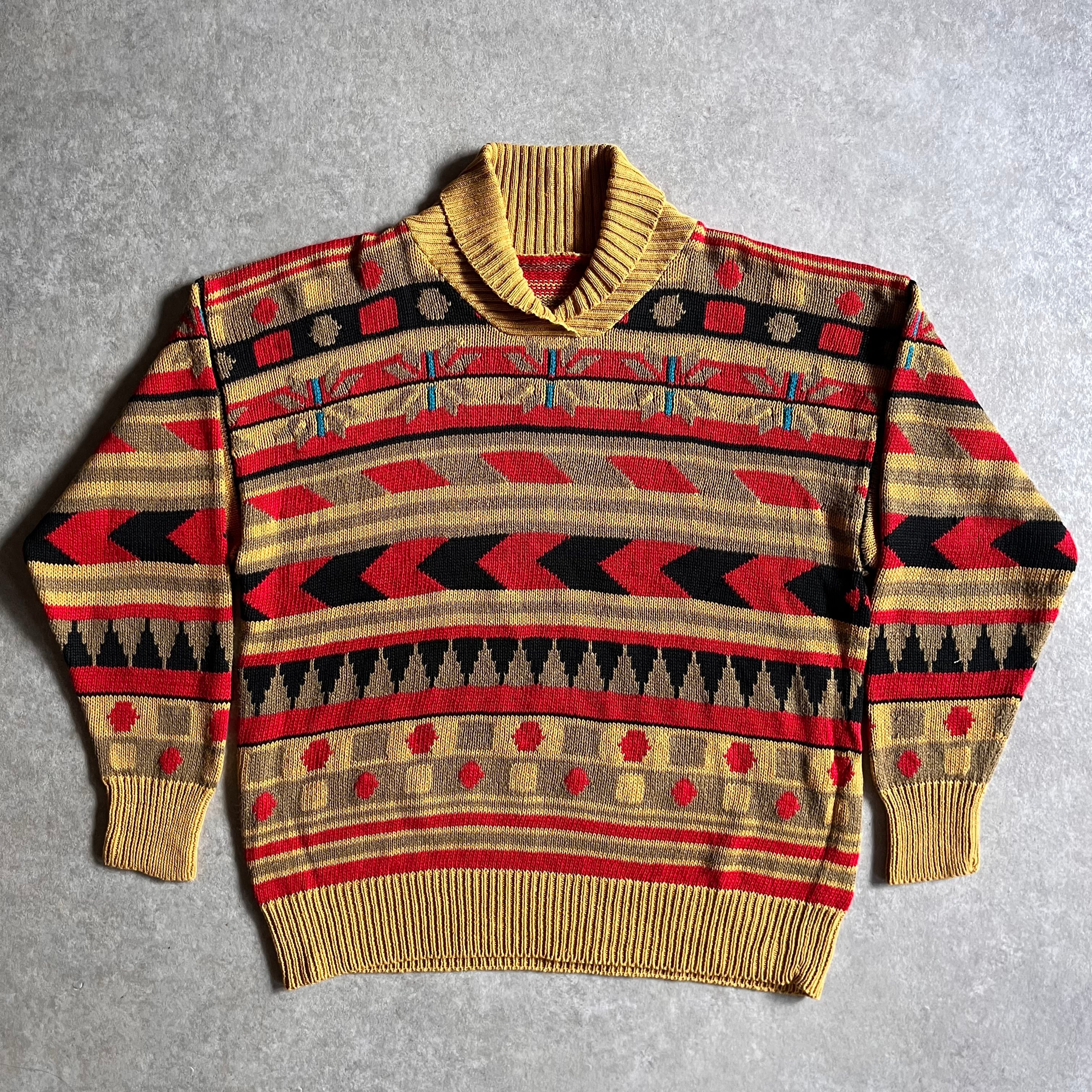 Shawl Collar Knit M