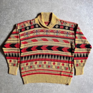 Shawl Collar Knit M