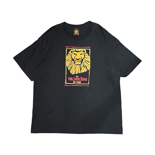 “Dead Stock" LION KING used s/s tee SIZE:XL