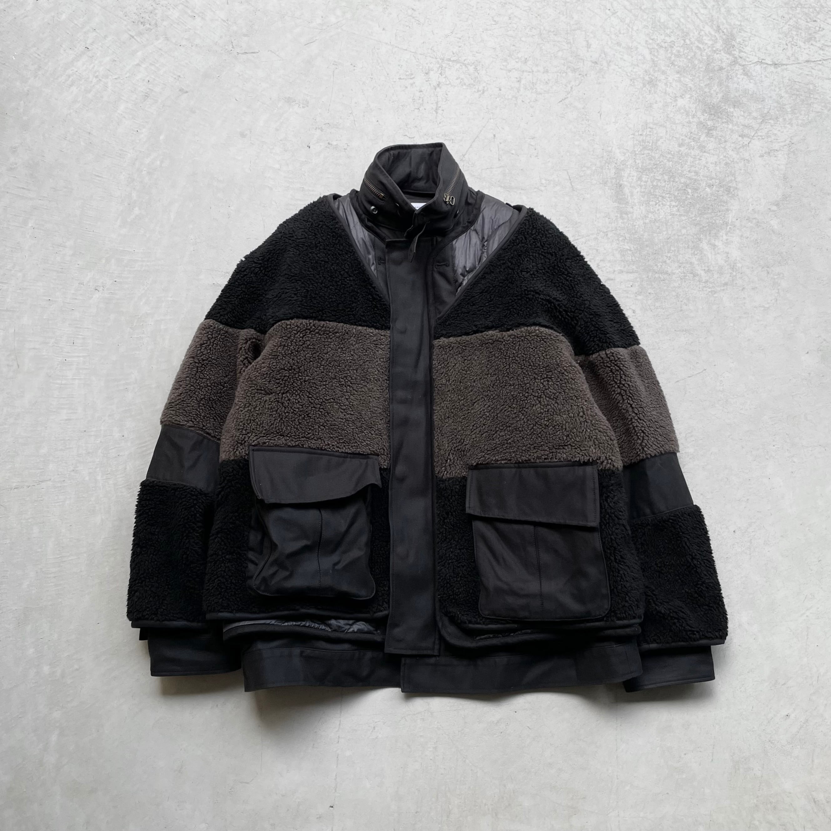 FACETASM/M-65 layered boa jacket primaloft ファセッタズム ボアジャケット プリマロフト | Seek  the online powered by BASE