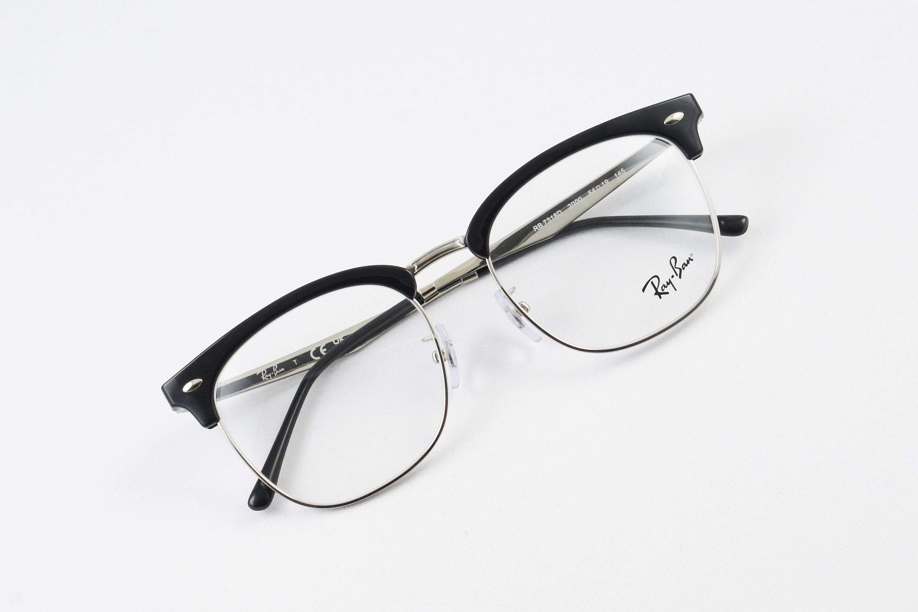 Ray-Ban メガネ RX7318D 2000 54サイズ ウェリントン CLUBMASTER