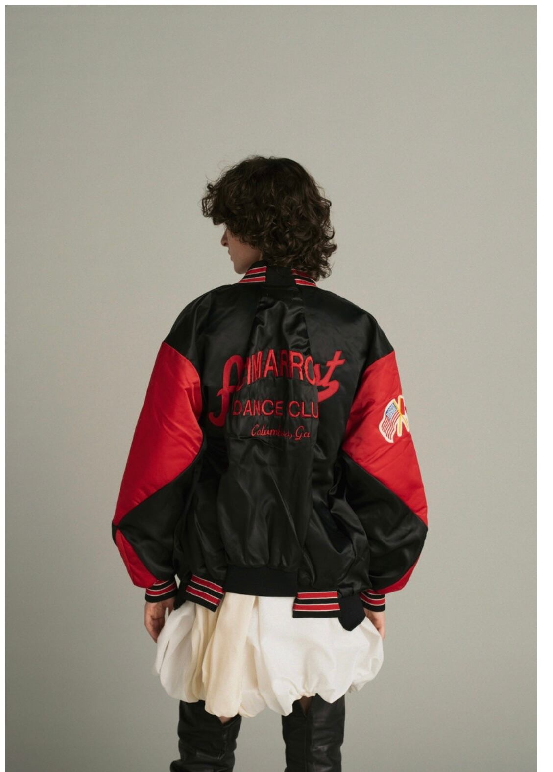 77circa track jacket cutback nylon award jacket | AAR