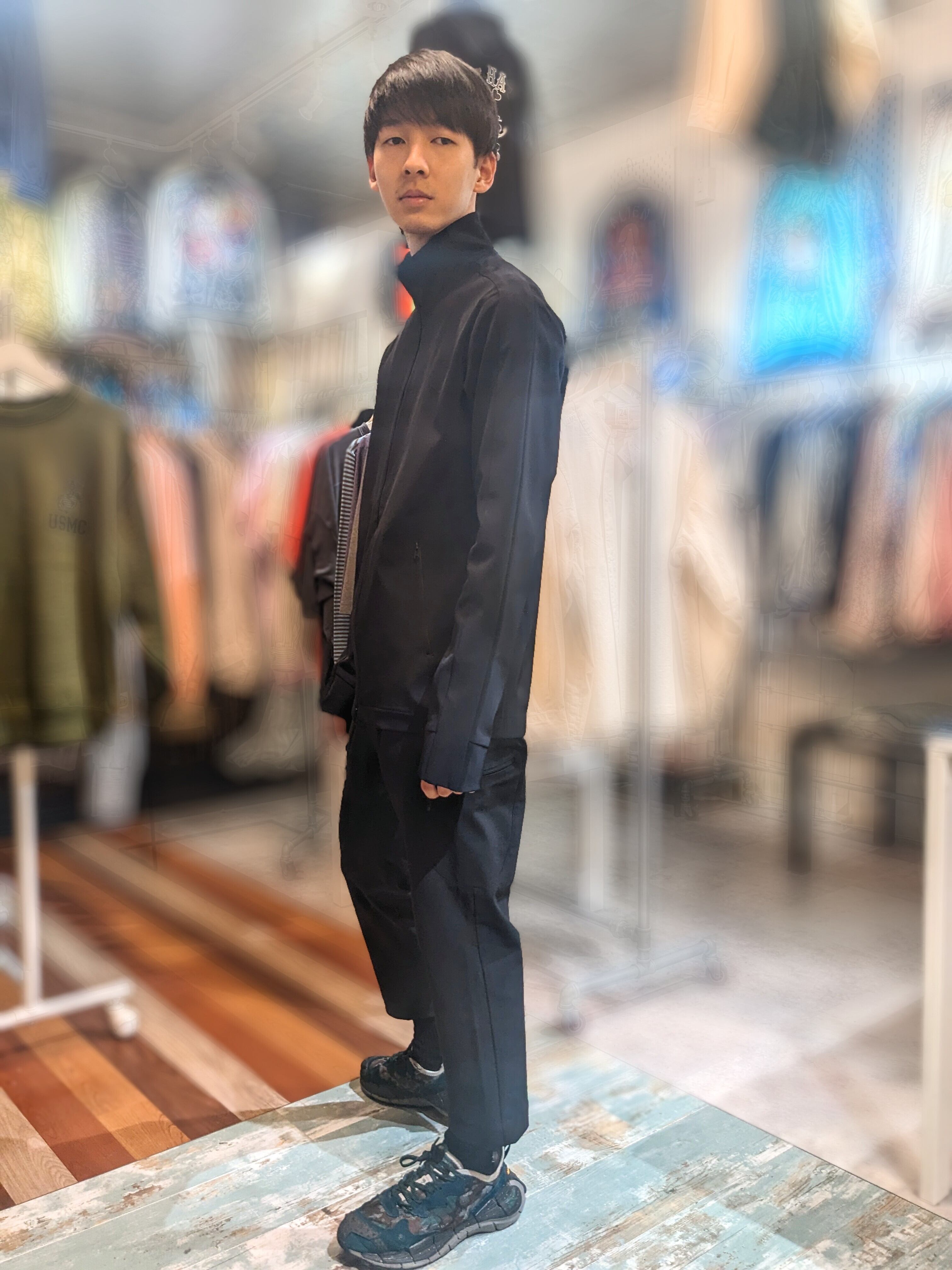 ✨新品 CCP 1枚モノジップ アップ ブルゾン BK JC-WA01 L SIZE