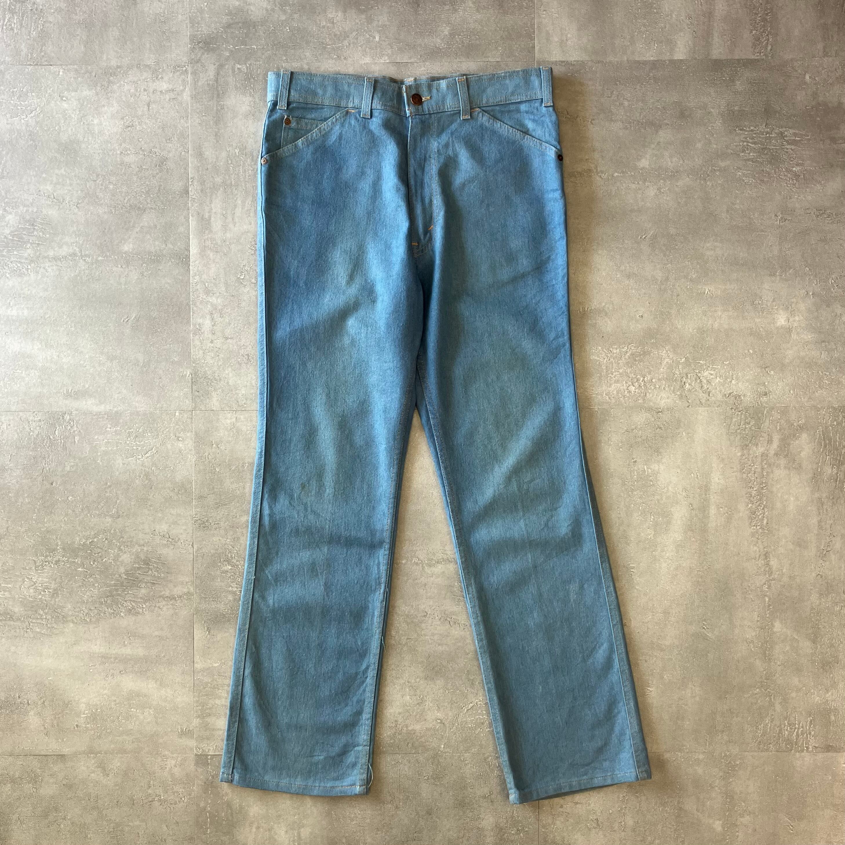 《実寸w31l30》levis43535 80s usa製 vintage 42talon フレアデニム No.1677