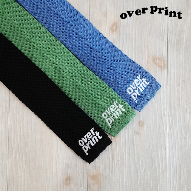 【over print】knit tie