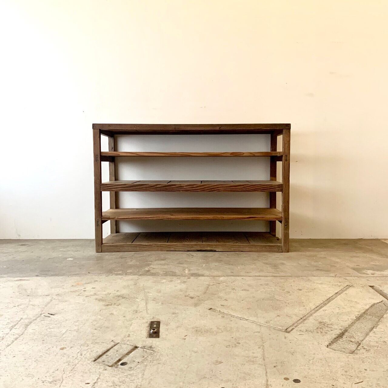 棚　シューズラック　古家具