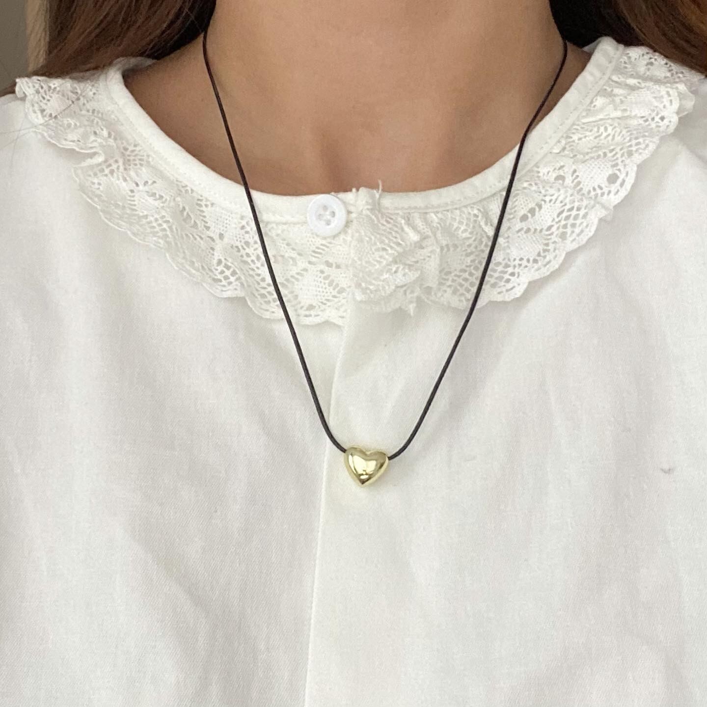 【BHYG】Plate Heart Pendant