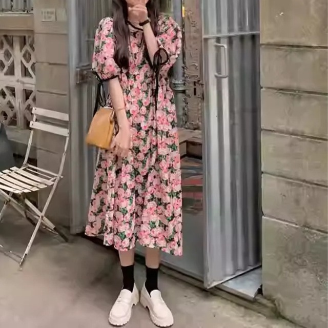 Rose Garden Floral Dress (CF062)