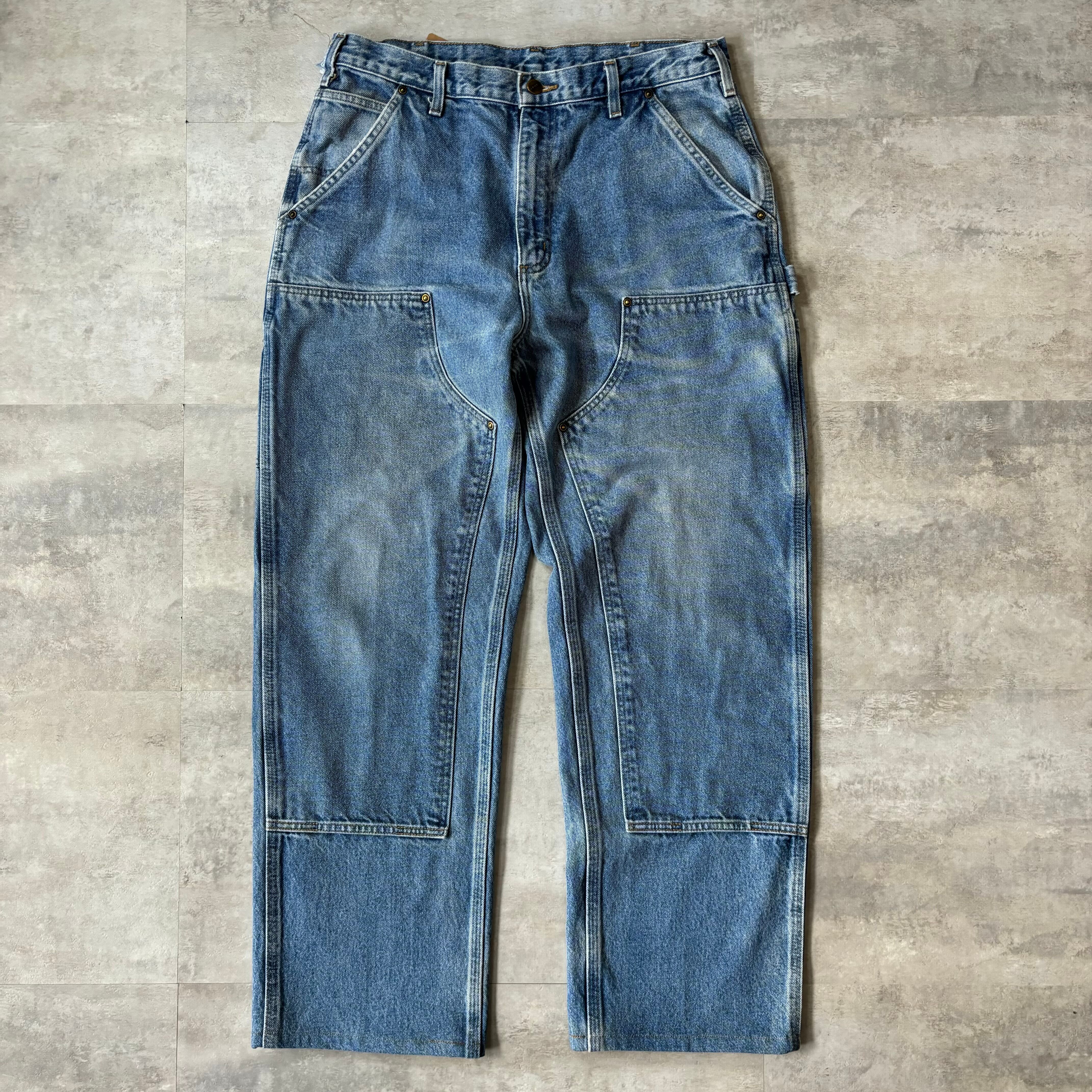 《実寸w33l29》carhartt ダック生地 ワークパンツ ペインターパンツ no.1254