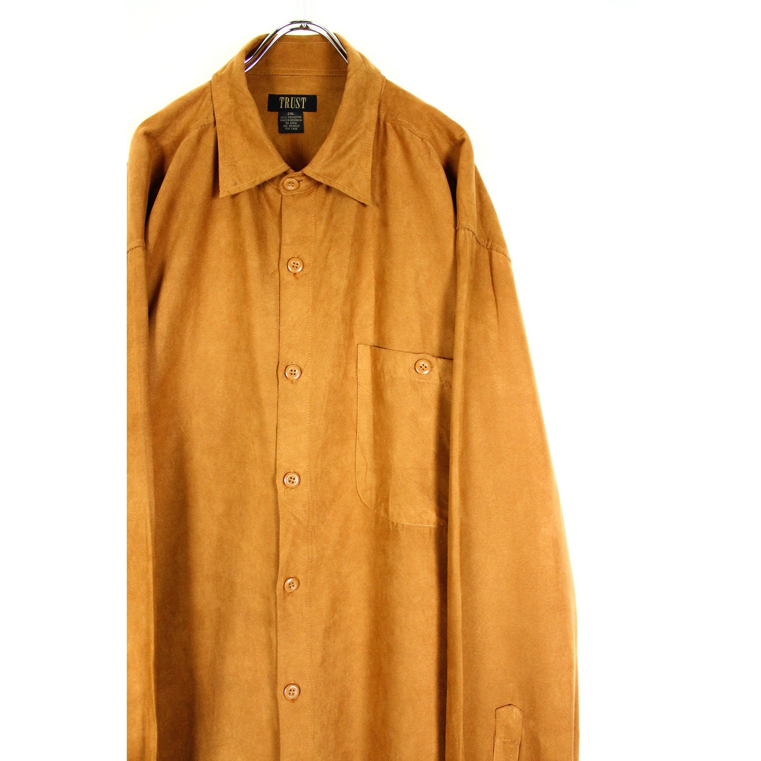 オーバーサイズボックスシャツブラウン