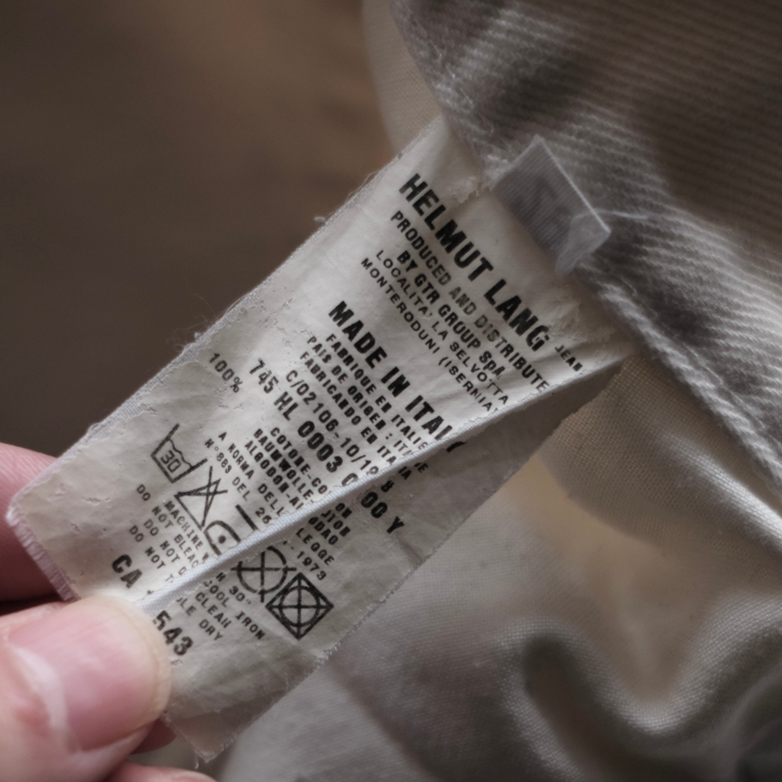 90s HELMUT LANG 本人期 PAINT DENIM PANTS | safarionline
