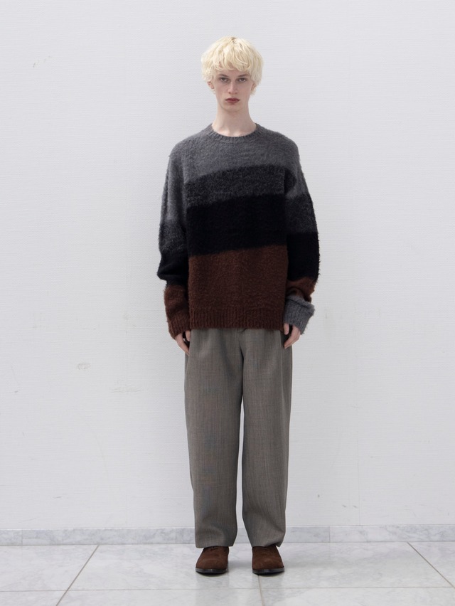 アイスランドの空のようなニット | KN-33038_BLACK