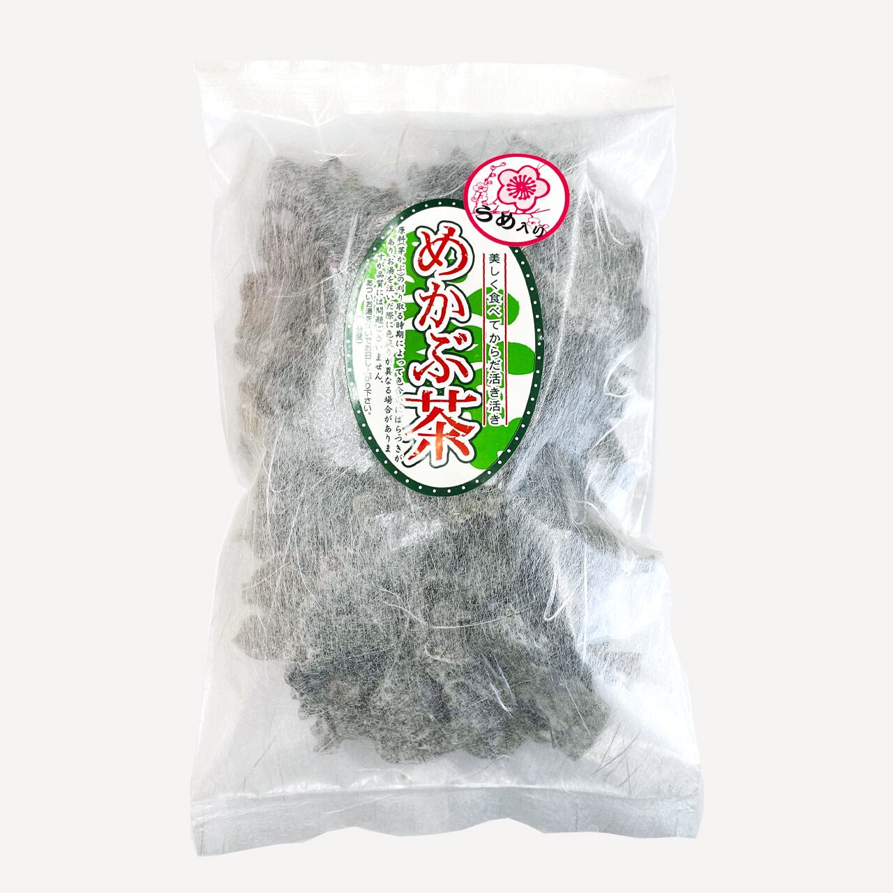 美味しく食べて健康めかぶ茶！梅入り芽かぶ茶 90g 梅入り芽かぶ茶 熱い