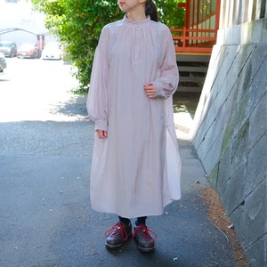 WONDER FULL LIFE(ワンダフルライフ)  ANCIENT LONG SHIRTS｜botanical dye color by Hljóð moss pink WFL26-S81