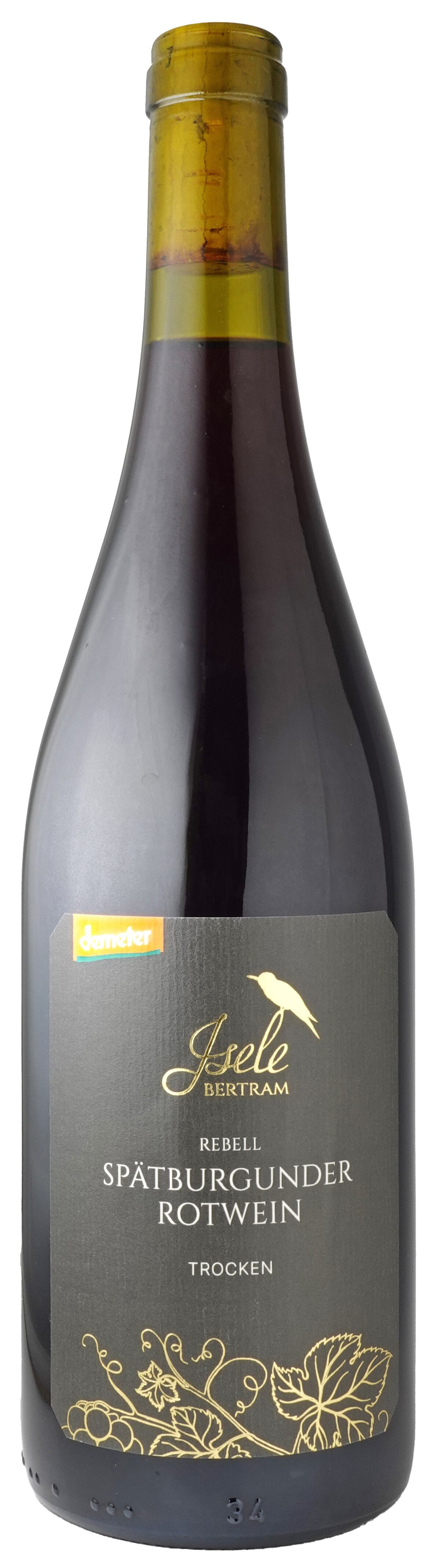 シュペートブルグンダー・レベル・トロッケン　22　 ヴァイングート・ベアトラム・イゼレ　Spatburgunder Rebell trocken 22 Weingut Bertram Isele