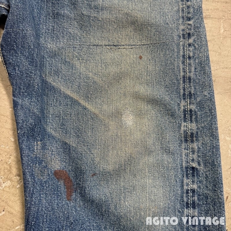 50's LEVI'S 501XX デニムパンツ 革パッチ最終期 移行期 オリジナル
