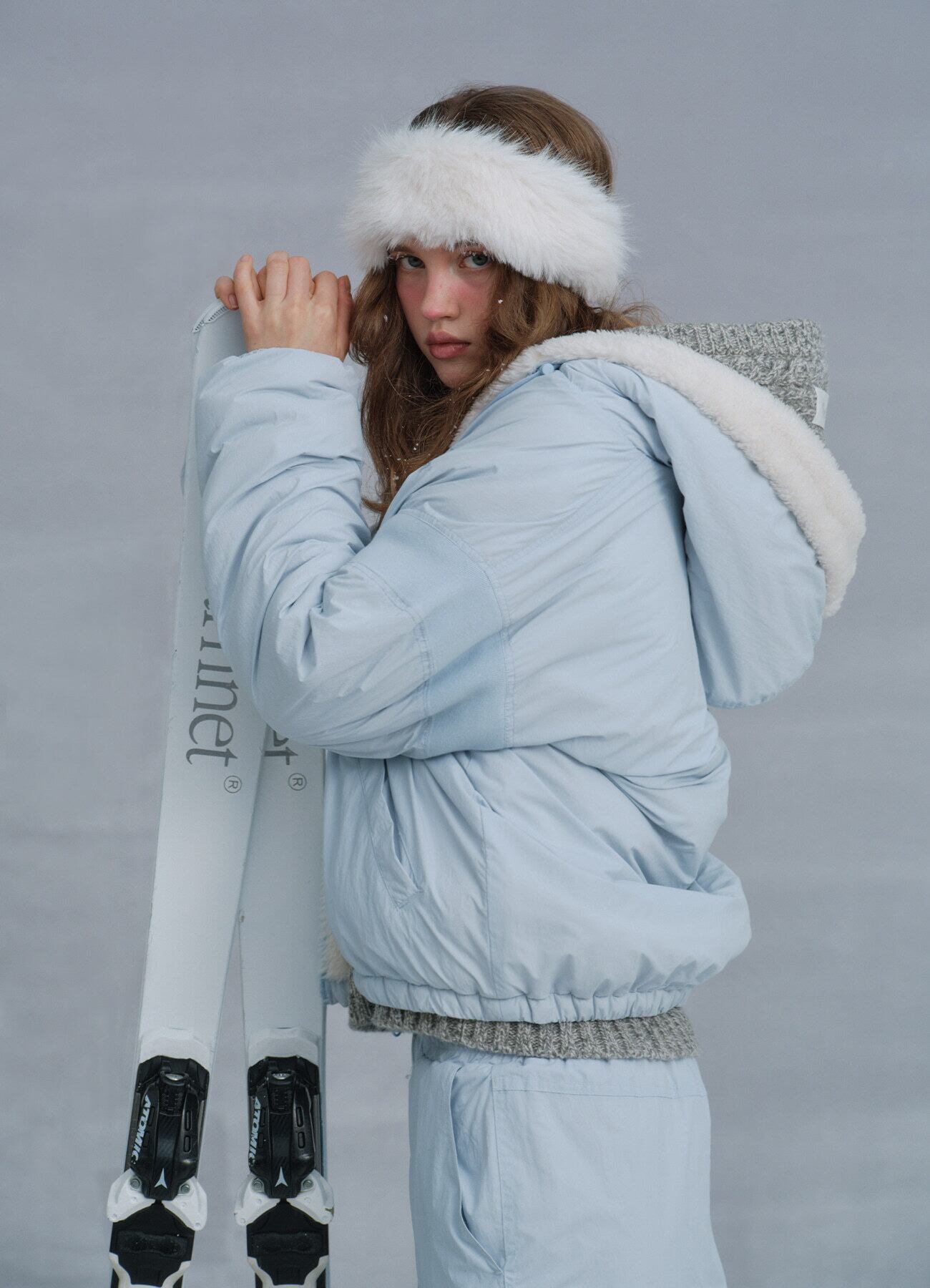 1月初旬発送 [The Barnnet] Baby Blue Eco-Shearling Snuggle