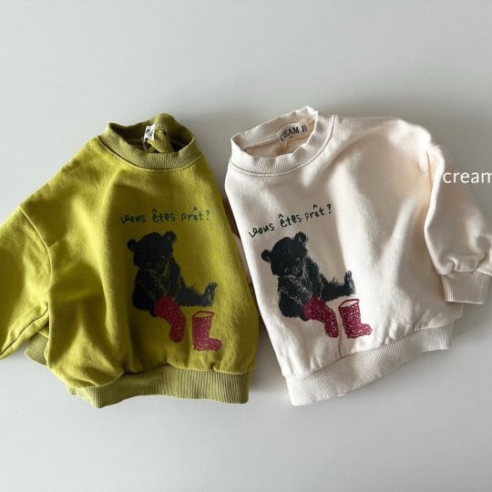 赤い長靴トレーナー 【creambbang】