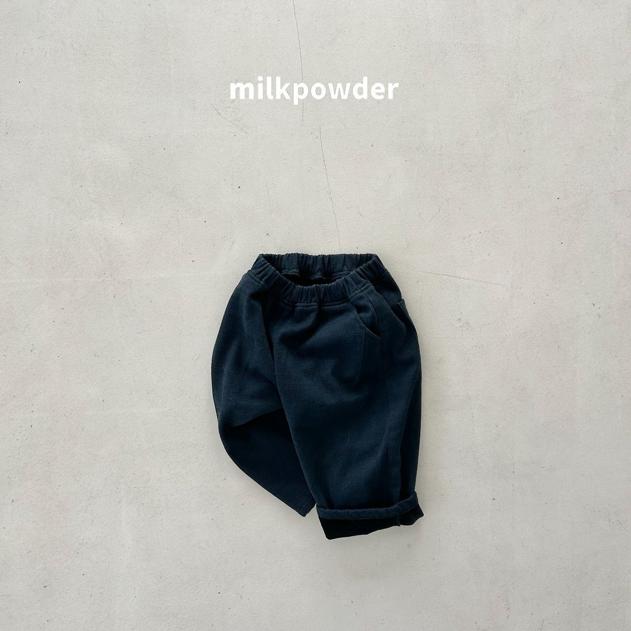 ミルクパウダー / milkpowder / ベルベットデニムパンツ / 韓国子供服 / キッズ / 26winter〖取寄〗*XS~JS*