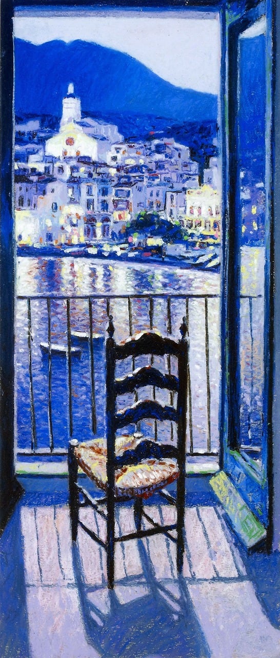 カダケスを望む窓