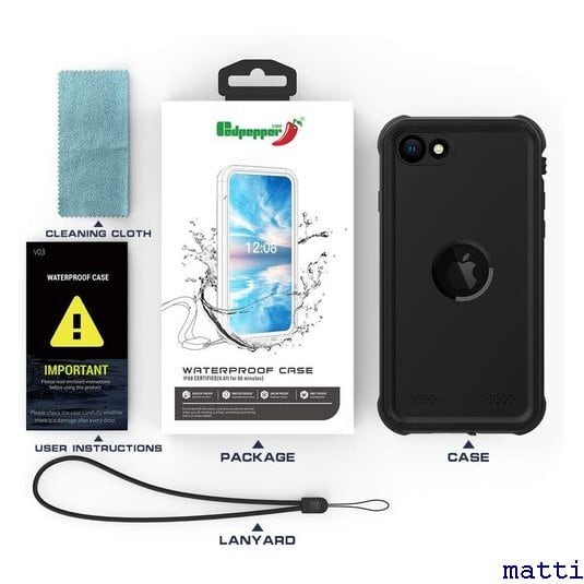 【色: 黒色】iPhone XR 防水ケース DINGXIN IP68防水規格
