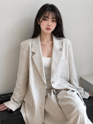 Linen Mode Relaxed Set-Up＊S-621