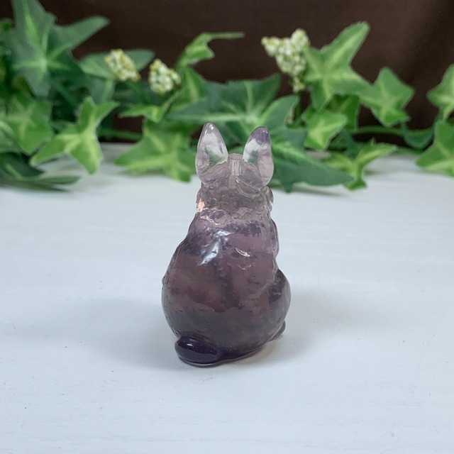 9.可愛いうさぎさん☆カラフルフローライトうさぎさん